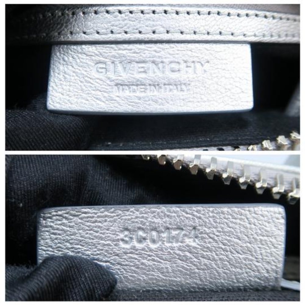 SOLD Givenchy Antigona Mini Silver Crossbody Bag - Picture 6 of 8